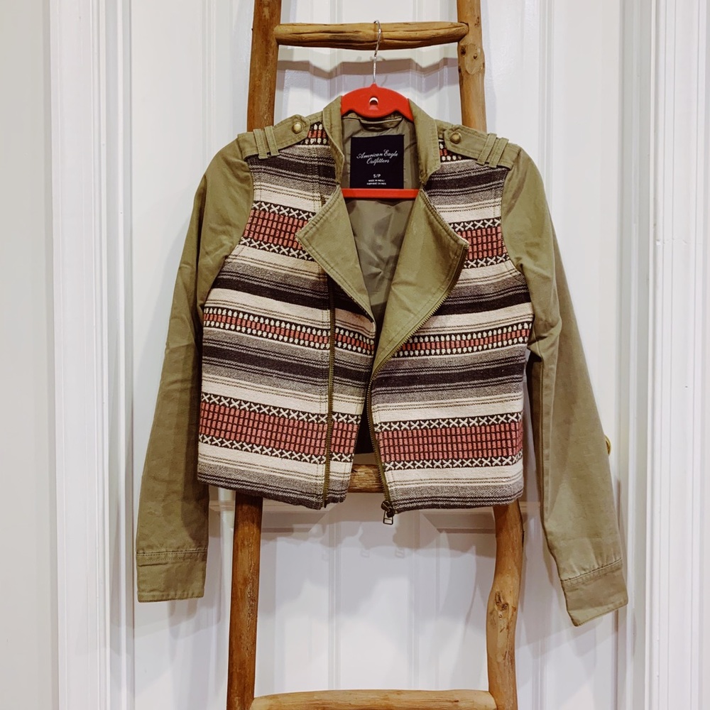 American Eagle Crop Jacket